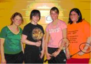von links: Mandy Althausen, Jessica Sommerfeld, Denise Wolff, Rebekka Weber
